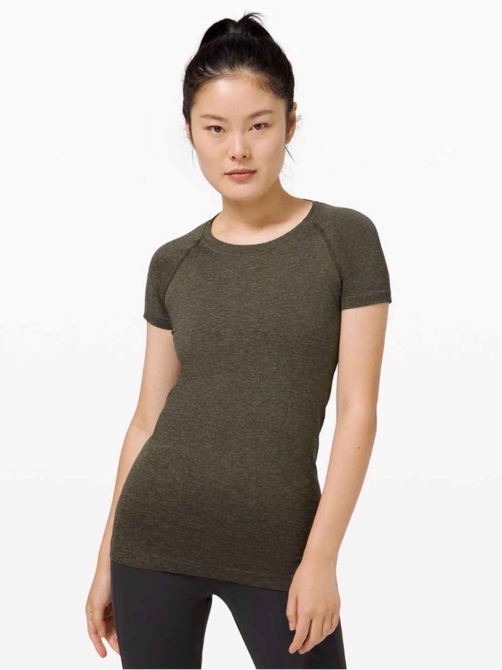 Lululemon✨Swiftly Tech Short Sleeve 2.0✨Grey Sage/Dark Olive